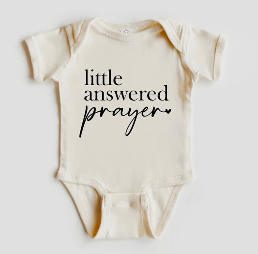 Little Answered Prayer onesie