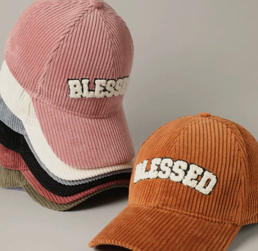 Blessed Corduroy Baseball Cap